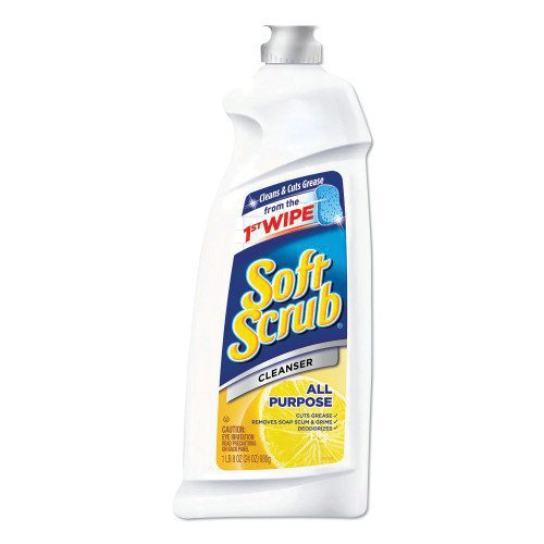 T-wipe Soft Scrub All-Purpose, Lemon Scent, 16 fl oz.