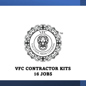 Vfc 8 Product Supply Kit logo displayed above text promoting contractor kits for 16 jobs.